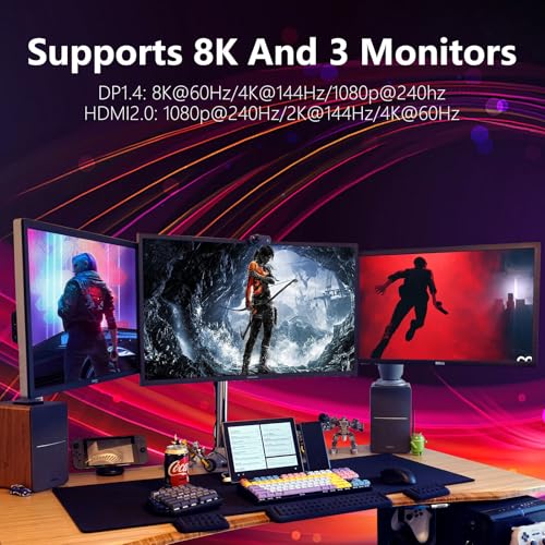 RTX 2060 Super 8GB Graphics Card 256Bit GDDR6 Video Card with Ray Tracing, Dual Fans, PCI Express x 16 3.0 HDMI Display Port DVI, Supports Up to 8K for Office Creative Work PC Gaming - Image 5