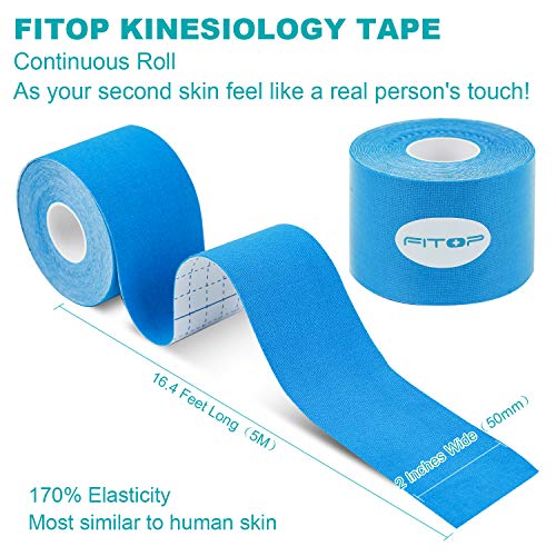 Phytop Kinesiology Tape 12 Rolls Athletic Tape In Rainbow Mixed Colors #TOP2