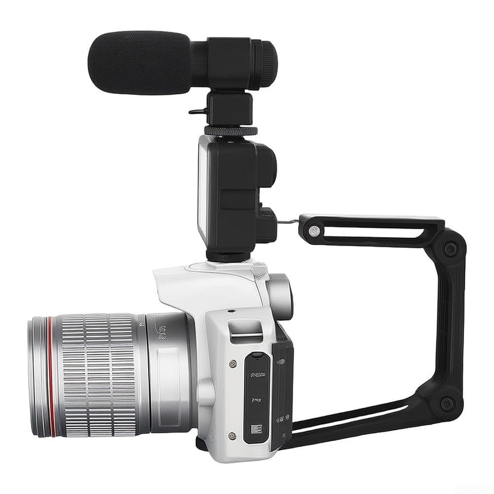 4K doppia fotocamera schermo 3 pollici visione notturna WiFi | Zoom ottico 16x, microfono di riduzione del rumore, corpo durevole ABS, uso della fauna selvatica di viaggio vlogging