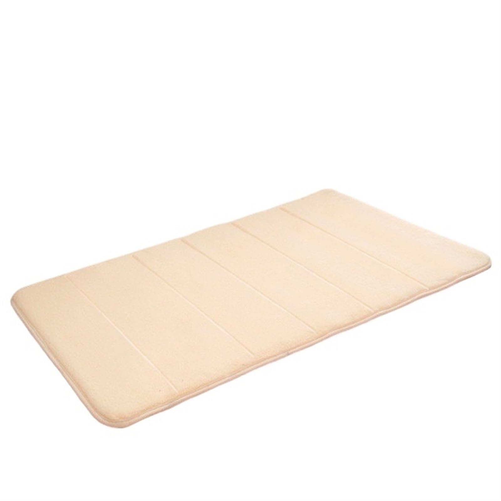 Shower Mat 12 Colors Home Bath Mat Absorbent Bathroom Carpets Rugs Soft Memory Foam Floor Bedroom Toilet Shower Rug Decor(Beige)