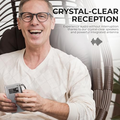 Image of Coby Portable AM /FM Radio - Retro Battery Operated Pocket Radio with Powerful Speakers, Long 800-Hour Battery, Clear Reception, Emergency & Travel Transistor Device for Home or Outdoors