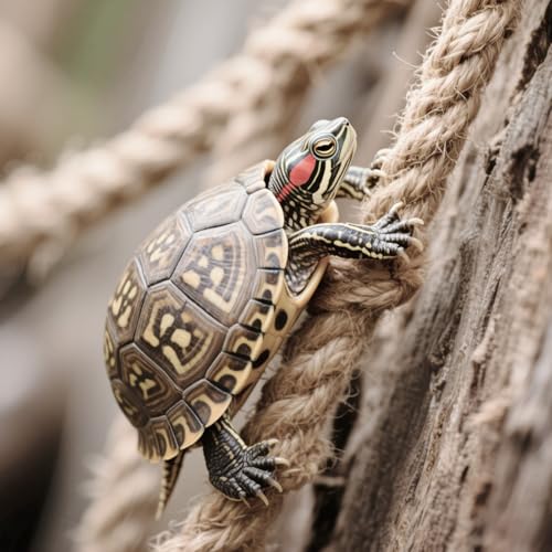 Cuerdas de cáñamo para escalada de reptiles accesorios tanque 55cm 4