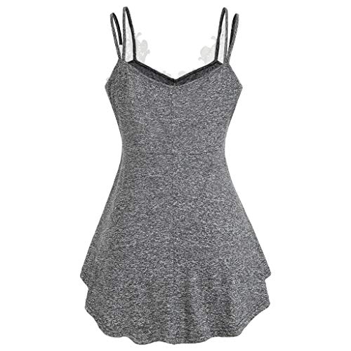 T-shirt sans manches femme gris 44 pour éviter la chaleur et retrouver un confort fluide
