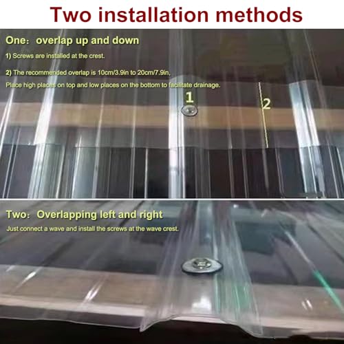 Material para techos transparentes ideal para pérgolas porches e invernaderos caseros 7