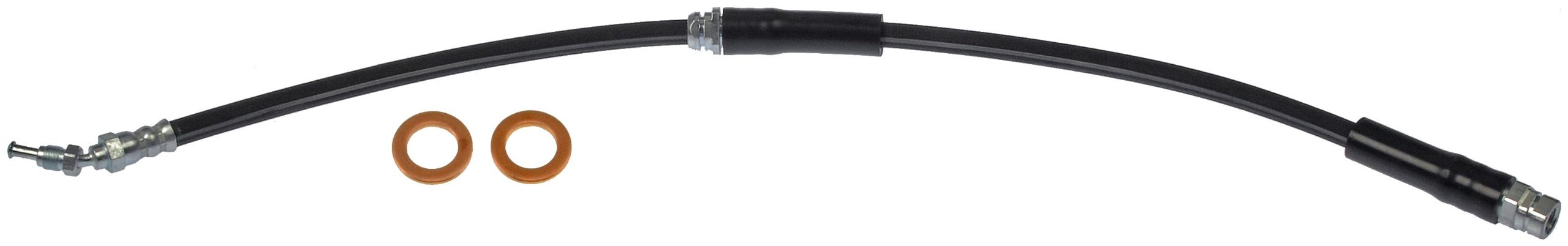 BRAKE HOSE - Brake Hydraulic Hose - Brake Line - Brake Hose - This automotive brake hydraulic hose was precision-engineered to match the fit, function and performance of the original brake hose on specific vehicles and positions to ensure safe, long-lasting durability as part of a complete brake repair. - Volkswagen R32 2004-03 - Dorman H621661 Front Driver Side Brake Hydraulic Hose Compatible with Select Volkswagen Models
