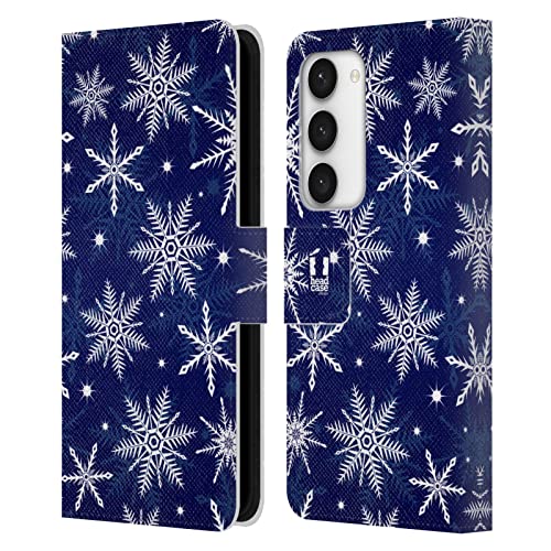Housse Samsung Galaxy S23 5G flocons de neige pour vos sorties d'hiver