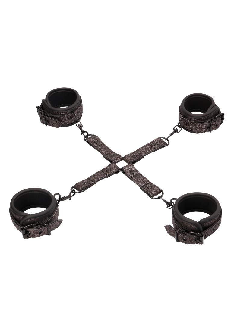 Hogtie gris titane Ouch! Elegant - Solution d'immobilisation confortable pour le bondage