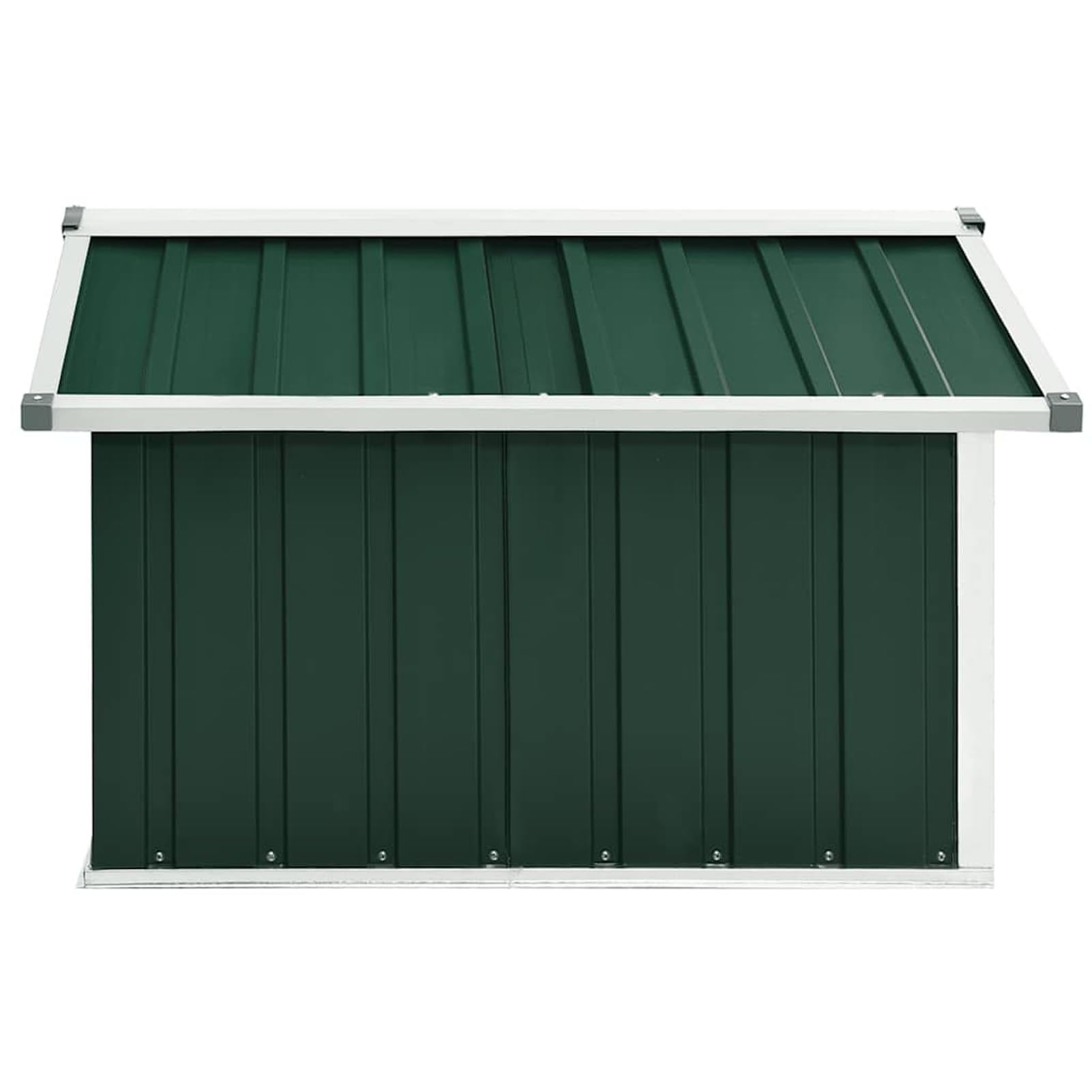Gecheer Rasenroboter-Garage, verzinkter Stahl, wettergeschützter Aufbewahrungsschuppen für Rasenmäher-Roboter, 92x97x63 cm, für Garten und Rasenpflege