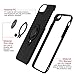ICONFLANG for iPhone 6s / iPhone 6 Case with Ring Holder Kickstand Function, 360 Degree Rotating Ring Holder Grip Case Ultra Slim Thin Hard Cover for iPhone 6s / 6(4.7inch) (Black)