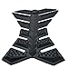 3D Black Rubber Side Tank Pad Protector Compatible with Suzuki GSXR 750/600/1000 Hayabusa GIXXER