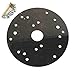 Big Horn 14104 Universal Router Plate with Replacement Screws and Plastic Insert Rings