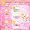 12 Pcs Pink Space Baby Shower Decorations for Girl - Outer Space Girl Party Supplies - Pink Astronaut Rocket Moon Star Centerpieces for Tables - Galaxy Honeycomb Table Decor for Baby Shower #1