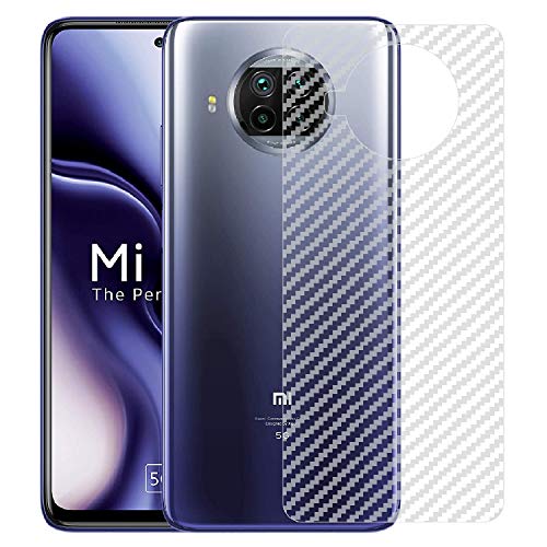 Image of Compatible with Redmi 10I Back Screen Protective Film Carbon Fiber Skin Transparent Screen Guard Sticker