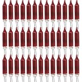 EBaokuup 100pcs Red 2.5 Volt Mini Christmas Replacement Light Bulbs Christmas Tree Replacement Light...