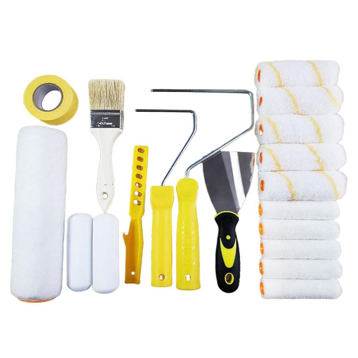 Juego De Rodillos De Pintura, Marco De Rodillo De Pintura De 9 Pulgadas, Juego De Rodillos De Pintura para Paredes, Rodillos De Pintura De 9 Y 4 Pulgadas para Habitación, Hogar, Oficina