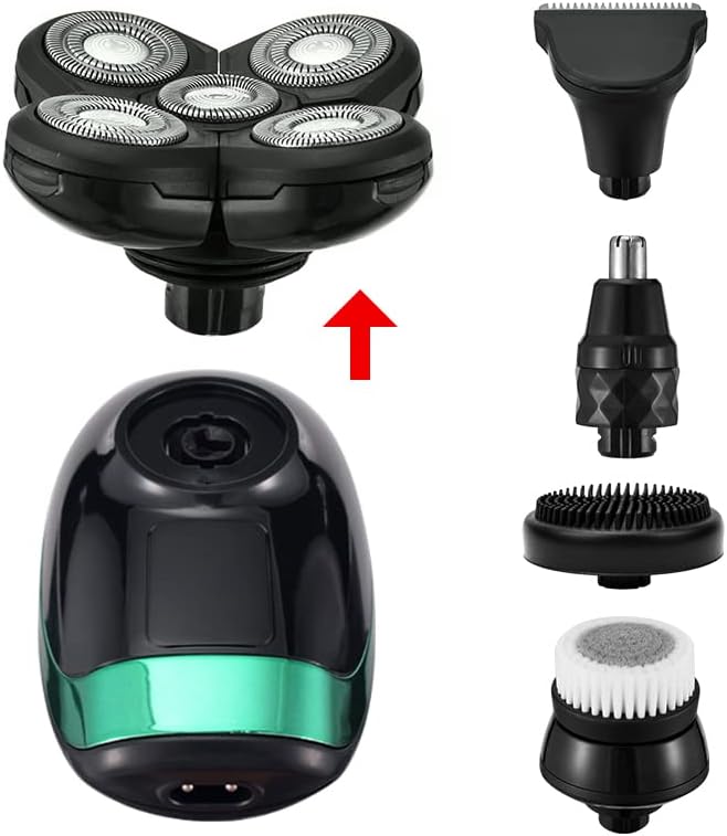 Head Shavers for Bald Men, Multi Grooming Kit Digital Display Electric Shaver Hair Trimmer Beard Electric Razor Wet Dry Men Facial&Body Shaving Machine (Color : Package A)