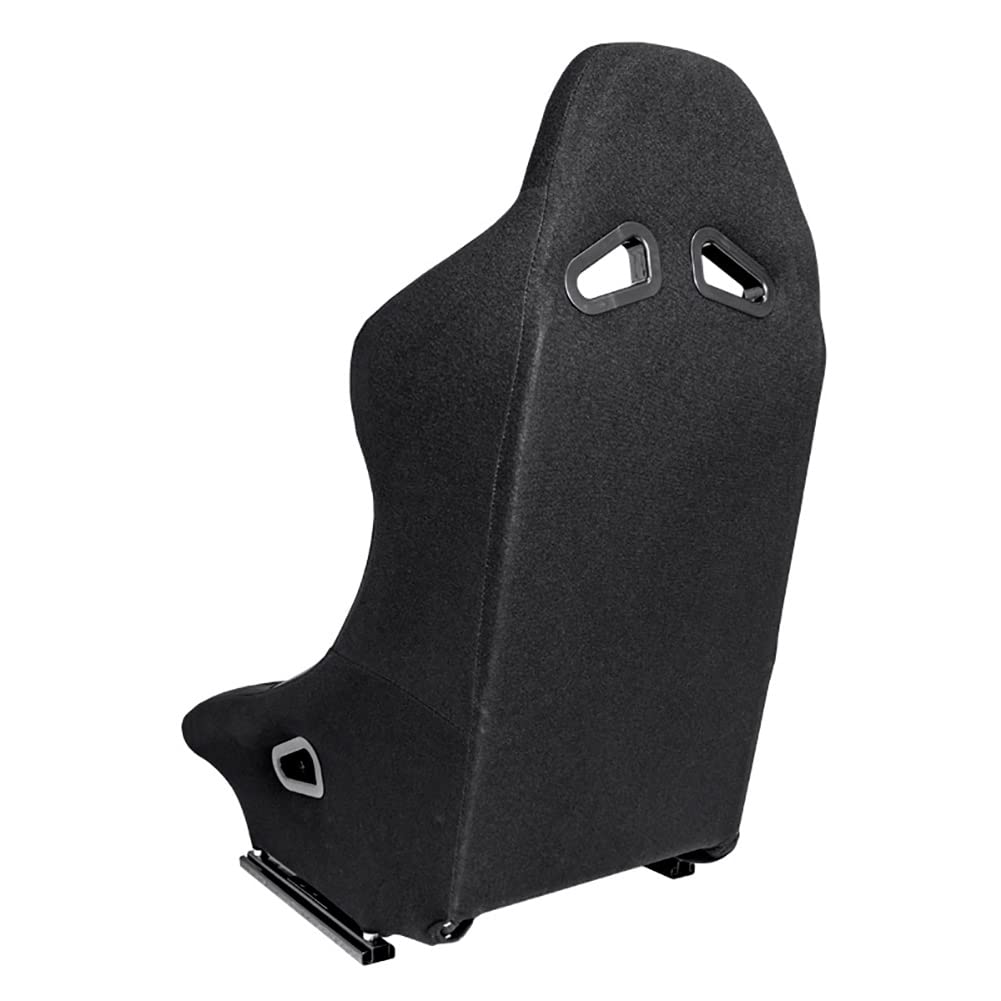 Sedile Sportivo 'BW' - Nero - Schienale Fisso - incl. Slitte