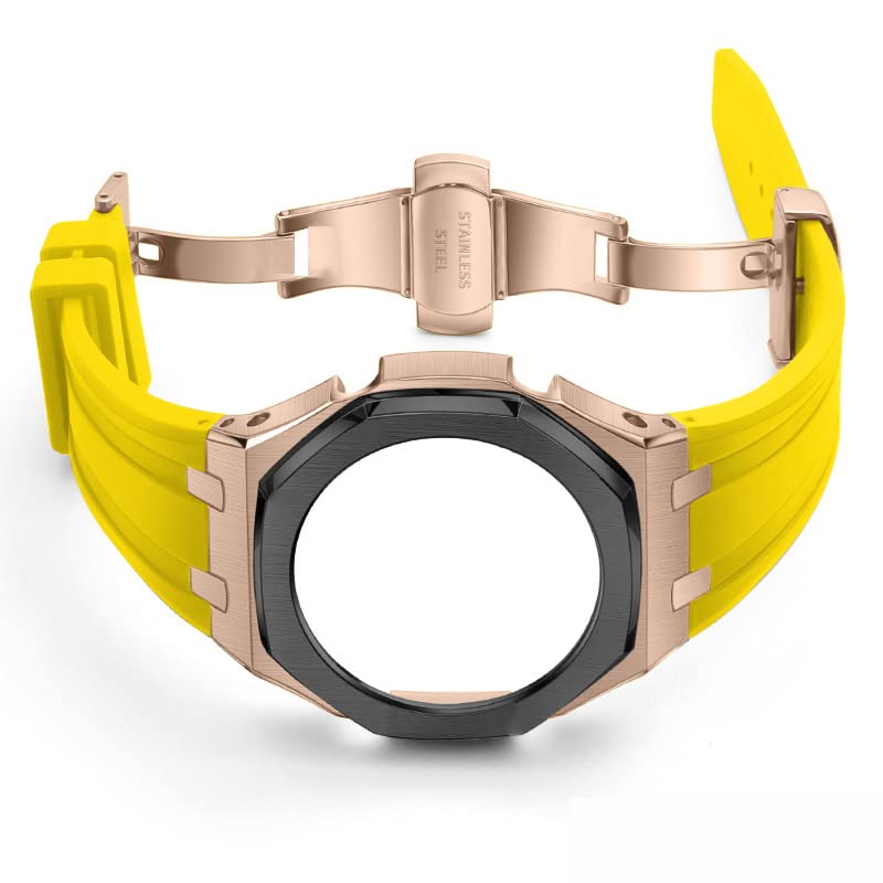 Kit boîtier et bracelet GA 2100 en caoutchouc pour modification de montre