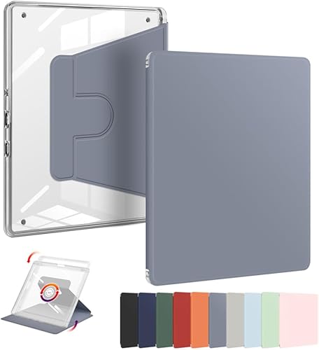 Miniatura 8 de Funda para Kindle Scribe con portalápices (rotación de 360 grados y encendido automáticoapagado automático), funda con soporte tipo folio premium