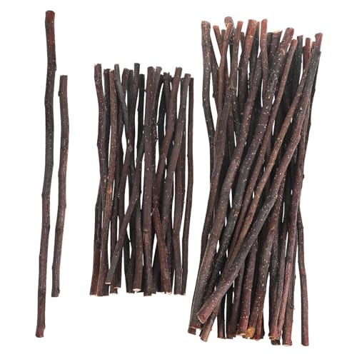 PERSELOSO 50Pcs Natural Wood Sticks for Crafts Assorted Lengths for DIY Projects Home Decor and Creative Art Versatile Twigs for Crafting Decorations and Unique