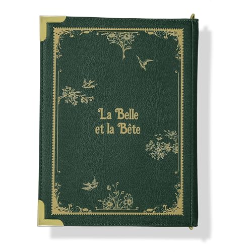 Image of Clutch Purse Large, Book Shaped Crossbody Bag, Vegan Leather Book Wallet, Book Lover Gift Handbag, Shoulder Bag