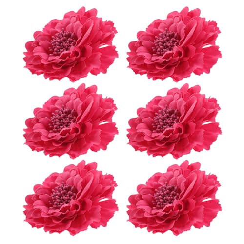 Tocados y ropa de playa con flores artificiales decorativas rosas