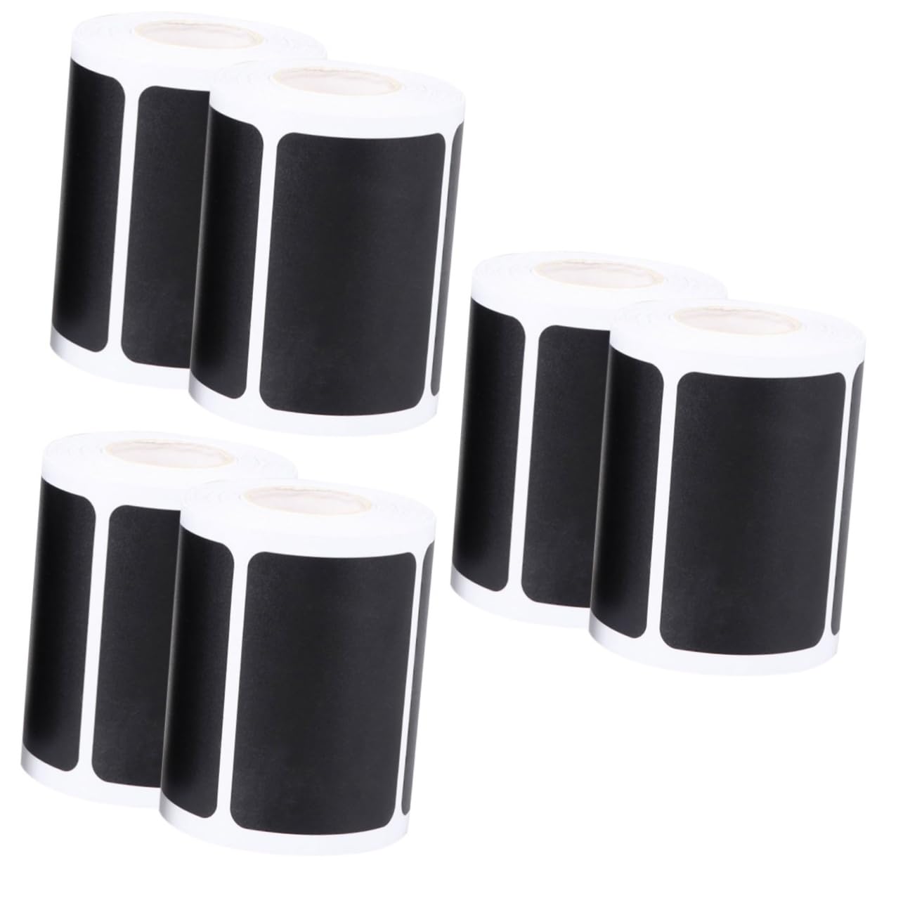 NUOBESTY 6rotoli Etichette Per Barattoli e Bottiglie Etichette Adesive Portatili Bianche Per Scrittura Per Organizzare Cucina e Casa Totali