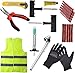 Produktbild ByBATUL Reifen-Reparatur-Set 24-pcs Tire Repair kit,Pannenhilfe für Reifenreparatur Pannenset Reifenflickzeug Dichtmittel für LKW PKW Motorrad Fahrrad, Wohnmobile RV, Quad, ATVs
