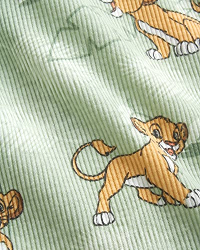 Disney Baby Boys' Mickey Mouse Romper - 2 Pack Sleep N' Play Footed Coveralls (0-9M), Size 6-9 Months, Lion King #TOP5