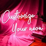 H-Dimensions Custom Neon Signs for Wedding, Party Decorations, Personalized Neon Signs for House,...