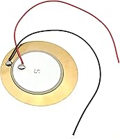 Vista 3 de 20 unidades de transductor piezoeléctrico de 1.378 in, micrófono de contacto, sensor de sonido, amplificadores piezoeléctricos, discos con cable