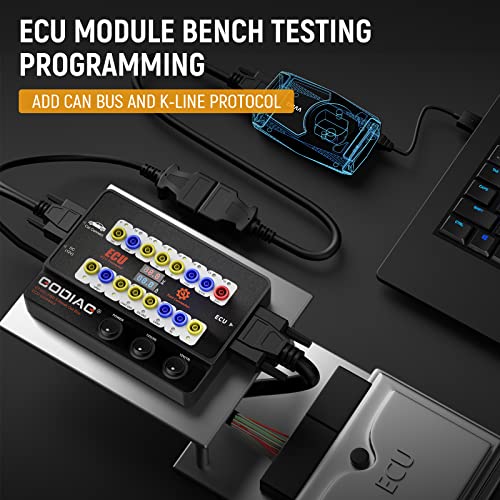 Godiag GT100+ OBDII Breakout Box, Advanced OBD and CAN Protocol Detector for ECU Bench Testing and Car Diagnostics