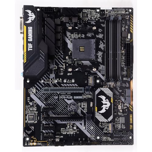 Motherboard Fit for ASUS TUF X470-PLUS Gaming for AMD Socket AM4 with I/O Back Plate Shield,Used
