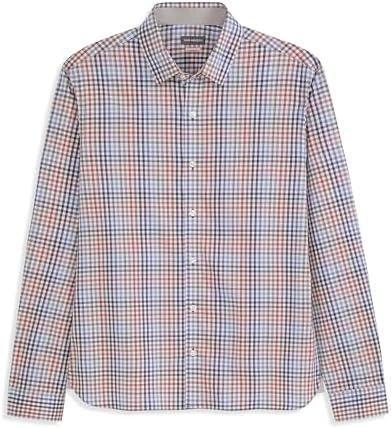 Van Heusen Men's No-Iron Long Sleeve Button Down Shirt, Comfortable Stretch Fabric
