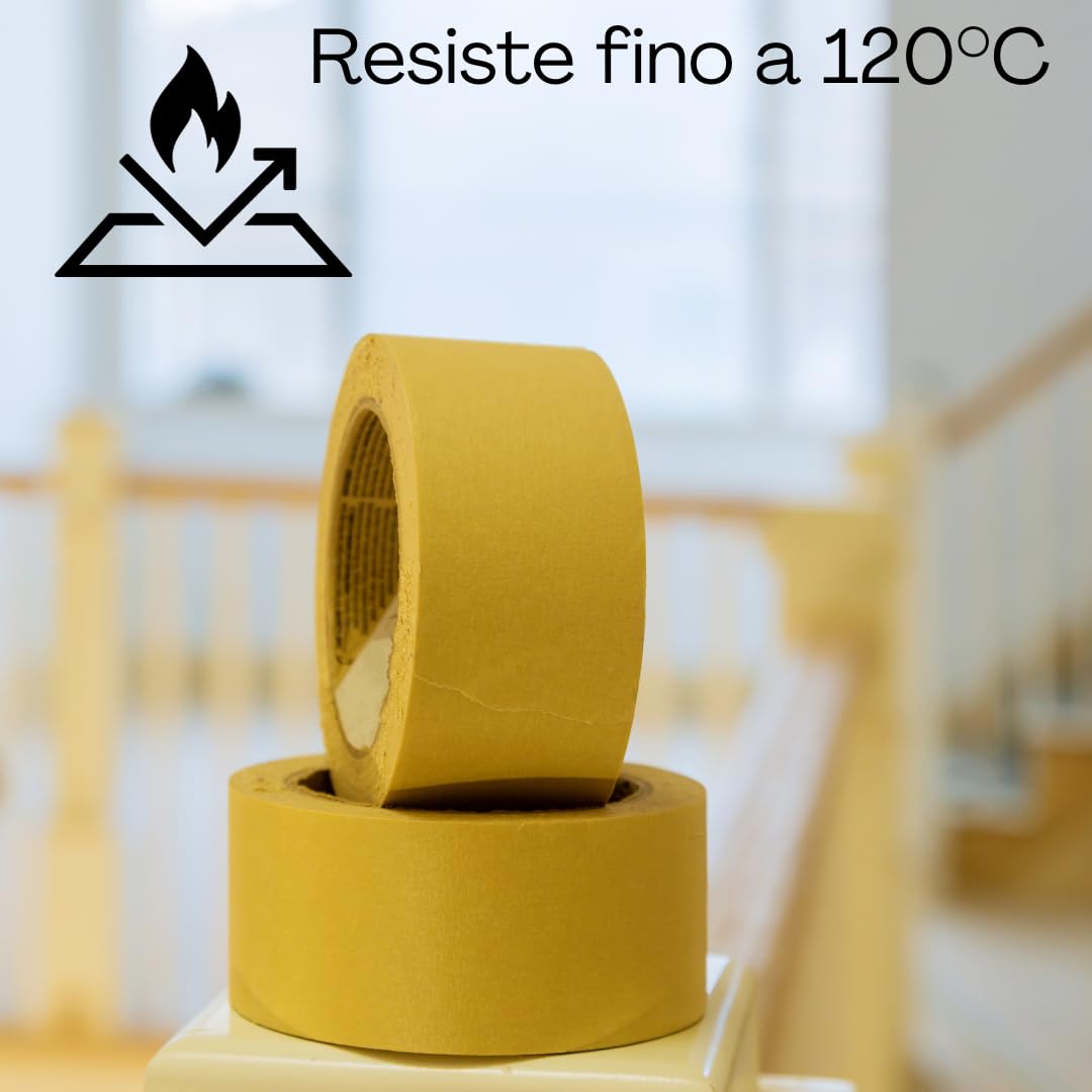 Nastro Mascheratura Giallo 90°C-La Migliore Qualità/Prezzo - Essere Carrozzieri - Foto 13