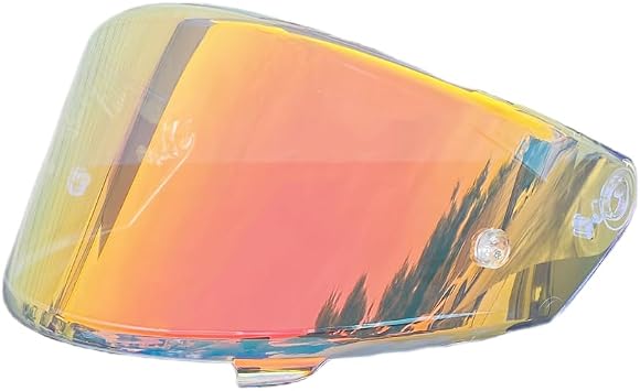 NFR Visor for KYT NXR NX Motorcycle Helmet Face Shield Visera Capacete De Moto Sunscreen Helmet Accessories Revo Clear Red-day and night