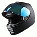 1Storm Youth Kids Motorcycle Full Face Helmet Street Bike BMX MX Matt Black + MG Youth Glove Bundle