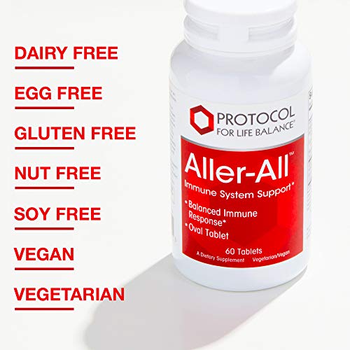 Protocol Aller-All - Immune And Respiratory Support And Defense - Vitamins And Minerals - 60 Tabs #TOP5
