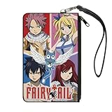 Buckle-Down Unisex-Adults Zip Wallet Small, Fairy Tail, 6.5