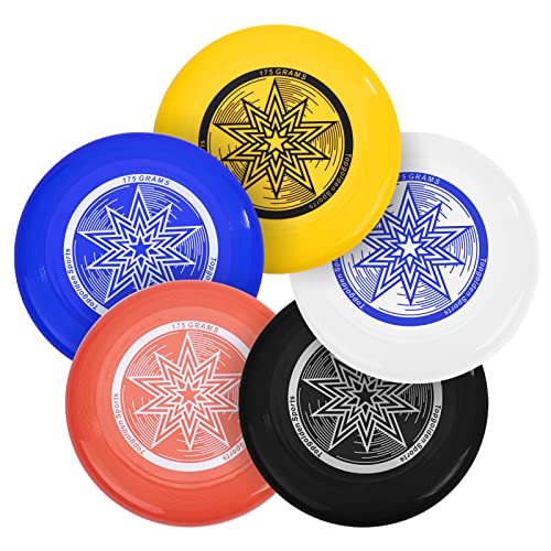 Eastgoing 10.75 Inch Flying Discs Sport Disc 175 Gram Flying Disc (5 Colors)