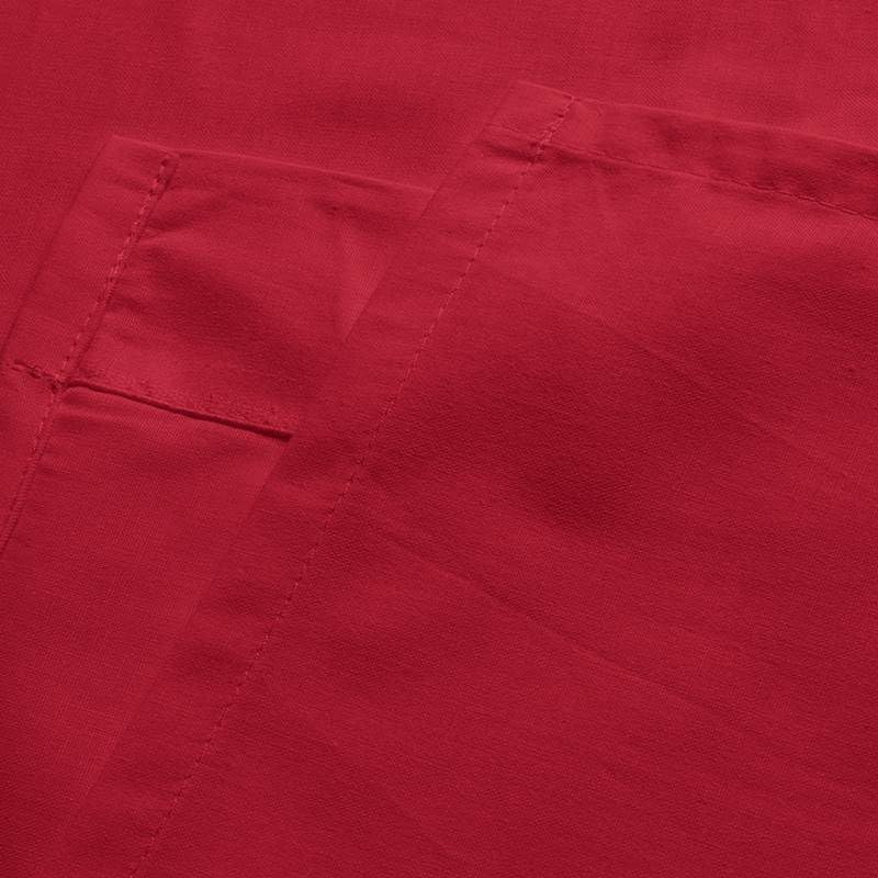 Snoozing - Betttuch - Baumwolle - 240x260 cm - Rood