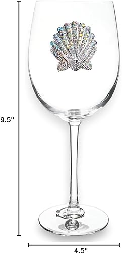 Miniatura 27 de THE QUEENS' JEWELS - Octopus Jeweled - Copa de vino sin tallo, 21 oz. - Deslumbrante y único - Cristalería decorada a mano - No pintada 0300-004-100