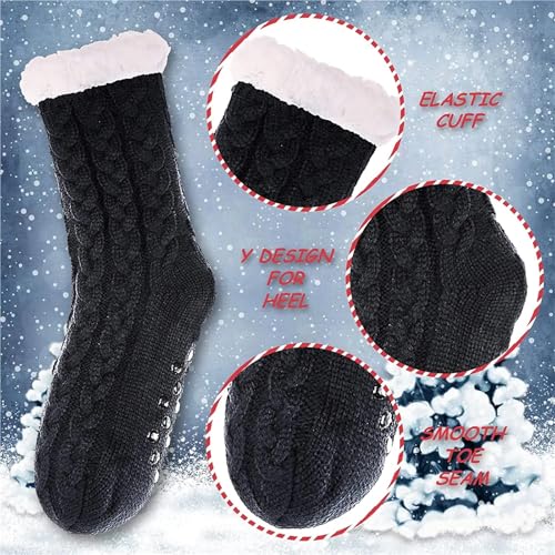 Calcetines casa mujer para dormir invierno con suela de agarre Color2 6
