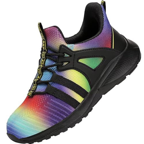 Boys Girls Sneakers for Kids Non-Slip Tennis Shoes Fashion Lightweight Breathable Running Sport Athletic