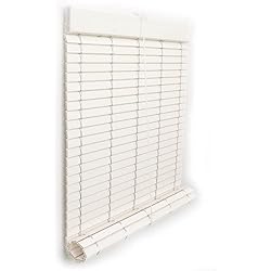 Persianas Alicantinas Madera O Pvc Persiana Alicantina Color Blanco de PVC a Medida (Ancho 80cm X 90cm Largo)