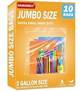 Amazon.com: Large Storage Bags with Zipper Top, 5 Gallon Bags 18