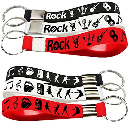 Porte-clés Rock et Hip Hop en silicone pour animer une fête d'anniversaire originale