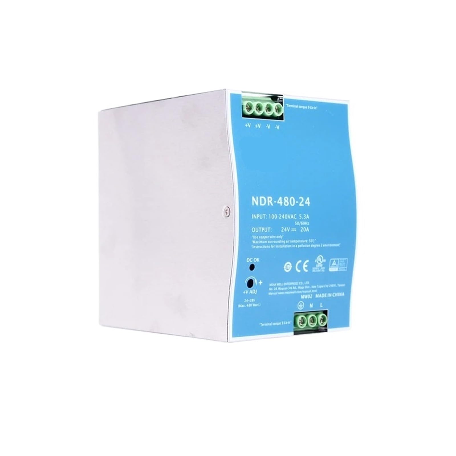 BFSYDLUJ NDR-480-24 24V 20A 480W Single Output Power Supply