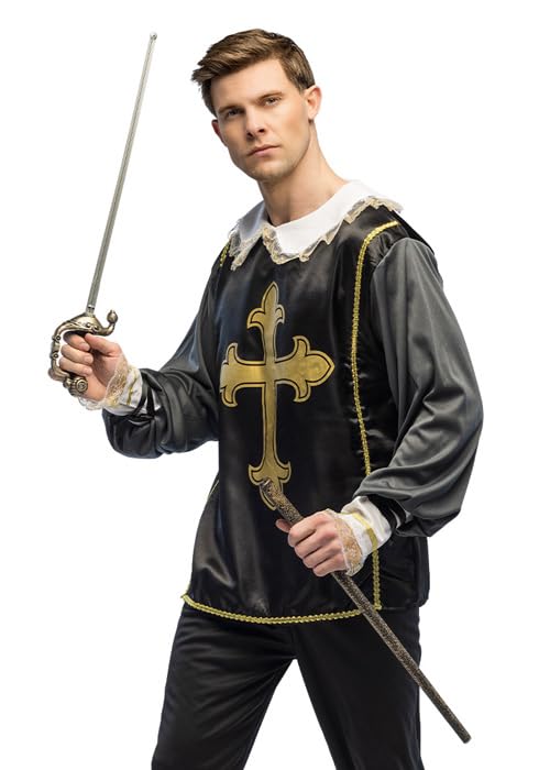 Musketeer Fancy Dress Prop Sword with Scabbard, 68 cm Plastic