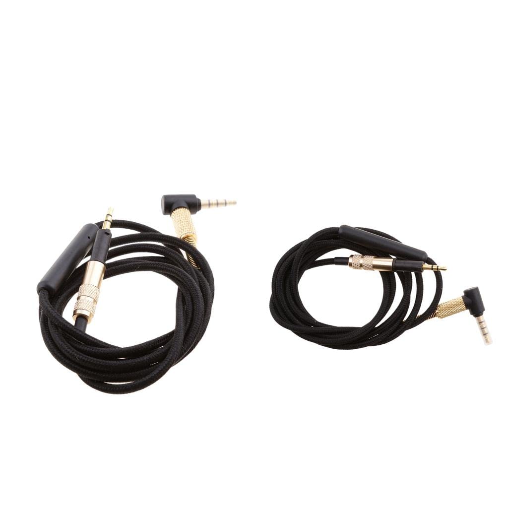 2Pieces Audio Cable for AKG K450 Q460 K451 K452 K480 Headphones Replacement|2 Pieces Headphone Replacement Cable|Cables & Adapters-image-45